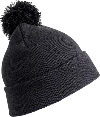 Produktbild von Result Winter Essentials RC028X | Damen Mütze Pom Pom Beanie - Maße: ca. 20 x 22 cm - Farbe: Black - Größe: One Size