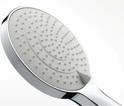 Imagen del producto de Duravit, mando de ducha de 3 chorros, modelo D110 MinusFlow, acabado cromado, 1 unidad.