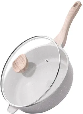 Produktbild von Keramik-Kochtopf mit Antihaftbeschichtung und Deckel, 26 cm