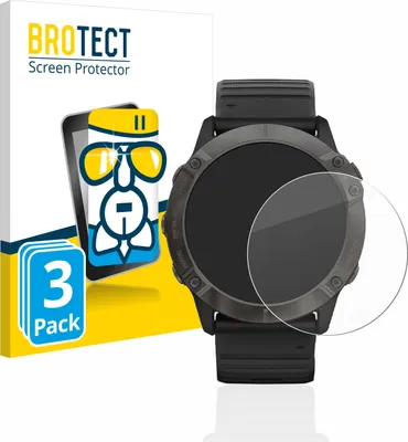 Produktbild von 3x BROTECT Schutzglas für Garmin Fenix 6X Pro Schutzfolie Panzer Folie Glas Display Schutz klar