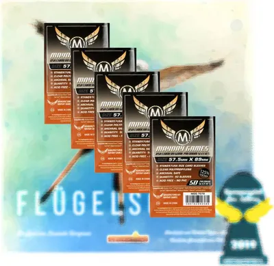 Produktbild von Mayday Premium Sleeves Kartenhüllen 7078 Vorteilspack für Flügelschlag Wingspan