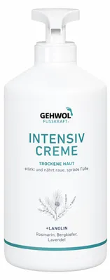 Produktbild von GEHWOL FUSSKRAFT Intensiv Creme Fußcreme (500 ml) für trockene und rissige Füße
