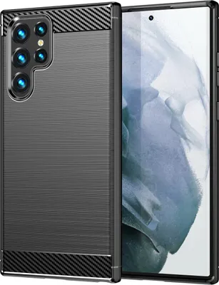 Obrázok produktu pre Karbónové puzdro Puzdro pre Samsung Galaxy S23 Ultra Black