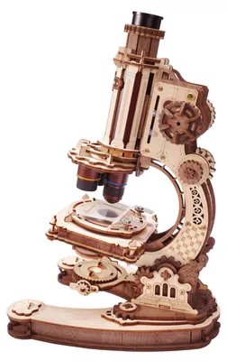Immagine prodotto di Puzzle 3D Microscopio, ROKR, Legno, 260 Pezzi