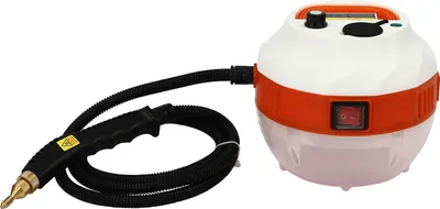 Image de 1600W Nettoyeur à vapeur 6 vitesses réglable portable 5,5bar 1,35L (Blanc)