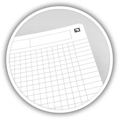 Produktbild von Oxford 100102565, Schwarz, Blau, A5, 90 g/m², Kariertes Papier