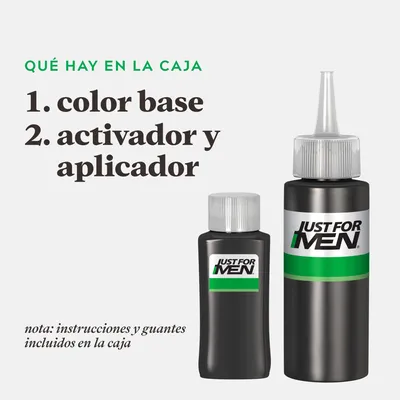 Produktbild von Just For Men Tinte Colorante en Gel, Coloración Masculina, Cubre Las Canas, Devuelve Tu Color Original Para Una Apariencia Natural - Tono Castaño Medi