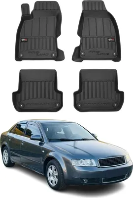 Produktbild von OMAC Gummi Fußmatten für Audi A4 B6 Limo 2001-2004 Premium TPE Automatten 4tlg