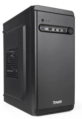 Imagen del producto de Tooq Caja Minitorre TQC-4702U3C-B Sin Fuente Negra