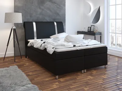 Produktbild von Boxspringbett Schlafzimmerbett TIAN 140x200cm inkl.Bettkasten