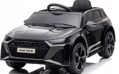 Produktbild von Batterieauto Audi Rs6 4X4 12V mit Fernbedienung, Musik, Lichtern-Schwarz