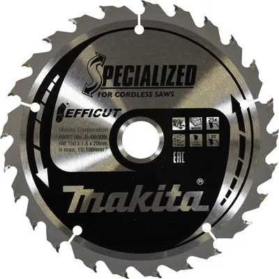 Produktbild von Makita Sägeblatt EFFICUT 150x20x25Z