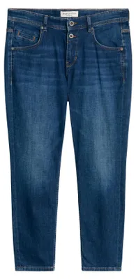 Zdjęcie produktu dla Spodnie jeans damskie marki Marc O'Polo, model boyfriend fit, z domieszką Elasthanu, kolor niebieski (Cashmere Dar)