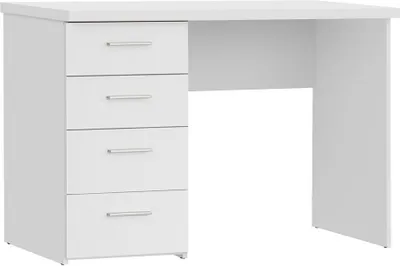 Produktbild von Furniture24 Schreibtisch Net106 Mt935-Z12M Mit 4 Schubladen Weiß
