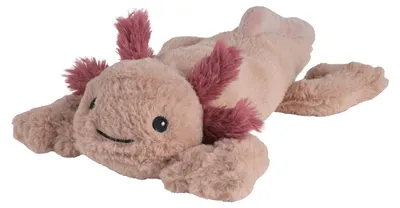 Productafbeelding van Warmtekussen in de Vorm van een Axolotl met Gierst en Lavendel