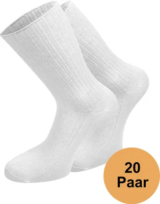 Produktbild von normani 20 Paar Baumwollsocken Uni