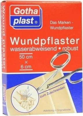 Immagine prodotto di Gothaplast Cerotto per ferite robusto 6 cmx0,5 m idrorepellente. 1 pz