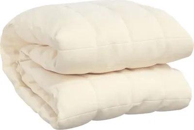 Immagine prodotto di vidaXL Coperta pesata crema chiaro 135x200 cm 10 kg tessuto