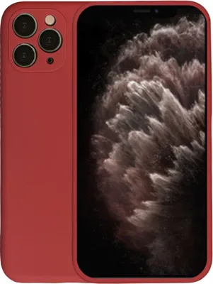 Produktbild von Handyhülle für iPhone 11 Pro  Silikonhülle - Backcover Siliconen Case - Rot