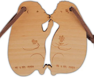 Produktbild von Mr. & Mrs. Panda schlüsselanhänger paar Affe Verliebt - Geschenk, Liebe, Paare, Paargeschenk, Freundin, Freund, Anhänger, Liebes, Pärchen, Affen