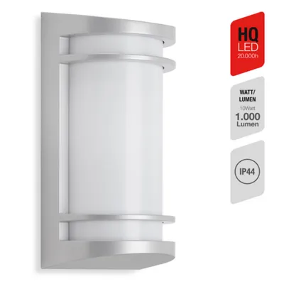 Produktbild von Telefunken  LED Außenlampe 10W Außenwandleuchte IP44 Wandleuchte Silber