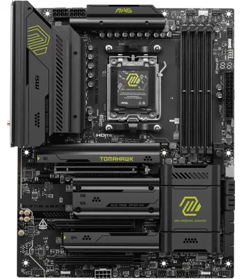 Produktbild von MSI MAG X870E TOMAHAWK WIFI, Mainboard