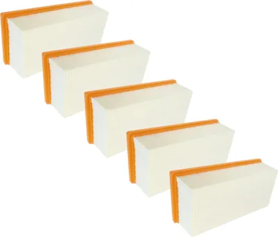Produktbild von vhbw 5x Flachfaltenfilter kompatibel mit Kärcher NT 65/2 Eco Me, NT 65/2 Eco Me Tc Industriestaubsauger Nass-/Trockensauger Staubsauger