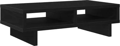 Obrázok produktu pre vidaXL Stojan na monitor čierny dubový vzhľad 50x27x15 cm materiál na báze dreva