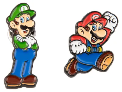 Immagine prodotto di Spilla Super Mario, confezione da 2 pezzi