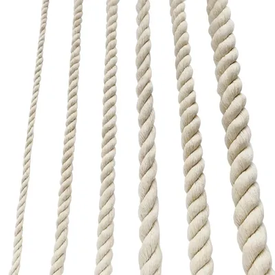 Zdjęcie produktu dla Biały sznurek bawełniany o grubości 4 mm, długość 25 metrów, idealny do rękodzieła i projektów DIY