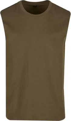 Produktbild von Brandit Top Herren T-Shirt Sleeveless oliv Basics 100% Baumwolle L