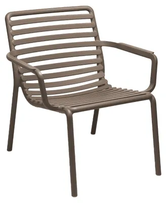 Produktbild von Esstisch-Gartenstuhl Doga Relax | Kunststoff | Tabak | 2er Set