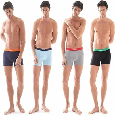 Produktbild von BOEBCO Premium Boxershorts Herren 4er Pack I Modal & Baumwolle IAtmungsaktiv