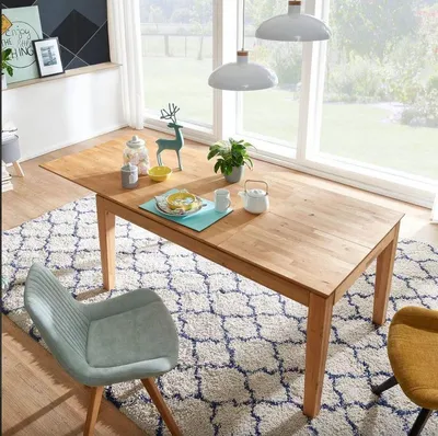 Produktbild von Ausziehtisch 180(240)x90cm "Bonn" Wildeiche massiv