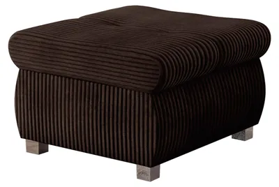 Produktbild von MIRJAN24 Polsterhocker Orkan Klein, Moderne Sitzhocker vom Hersteller, Holzkonstruktion, 60x60x39 cm (Farbe: Poso 06)