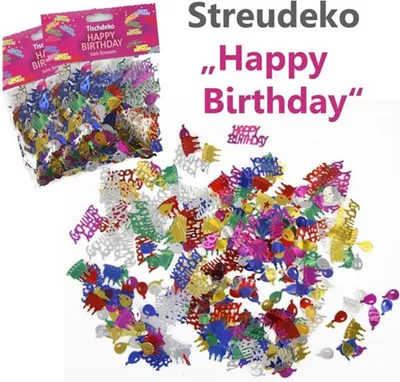 Produktbild von Streudeko Happy Birthday