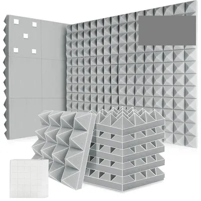 Obrázek produktu pro Akustické pěnové panely na stěnu, absorbující zvuk (24 kusů)