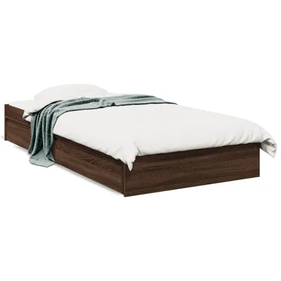 Obrázek produktu pro vidaXL Rám postele se zásuvkami hnědý dubový vzhled 75x190 cm