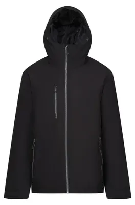 Obrázek produktu pro Regatta - Bunda „Navigate“, nepromokavá, pro muže FK3254 (L) (černá/středně šedá)