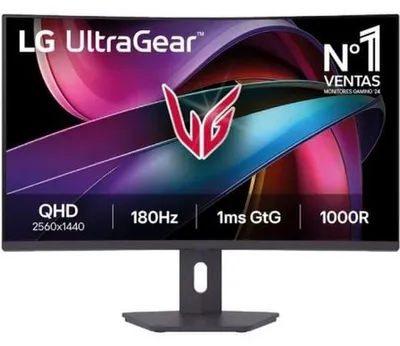 Zdjęcie produktu dla LG 32G600A-B, 81,3 cm (32"), 2560 x 1440 px, Quad HD, LCD, 1 ms, Czarny