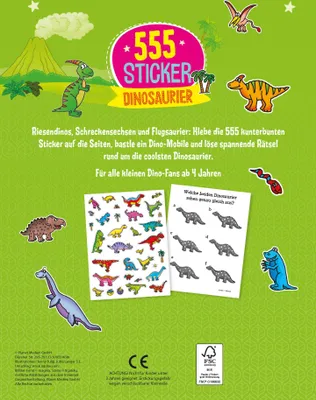 Produktbild von 555 Sticker Dinosaurier