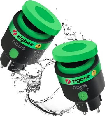 Produktbild von NOUS A6Z Outdoor Stecker ZigBee 2er 3840W/16A/Messung/ZigBee3.0 2er Pack
