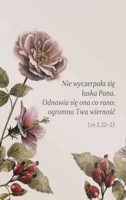 Zdjęcie produktu dla Magnes na lodówkę - Nie wyczerpała się łaska Pana