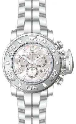 Obrázok produktu pre Invicta Jason Taylor 51316 Pánske hodinky - Quartz strojček - Nerezová oceľ s perleťovým ciferníkom - 58 mm