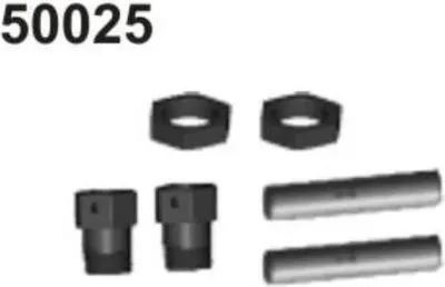 Produktbild von Amewi 50025 Radmitnehmer hinten Pitbul X
