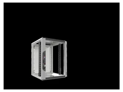 Obrázek produktu pro Rittal 5325.121, Volně stojící rack, 15U, 815 kg, Zámek, Černá, Šedá