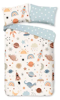 Immagine prodotto di Buongiorno Ledikant babyBettbezug "pianeti" - multi - (100x135 cm) - Baumwolle