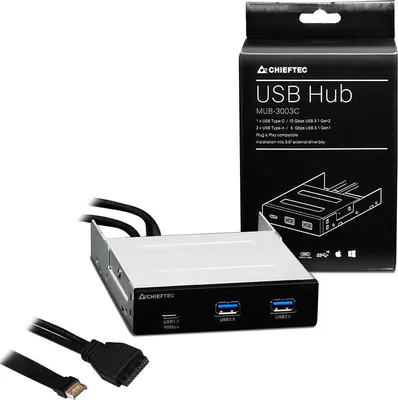 Immagine prodotto di CHIEFTEC MUB-3003C Custodia Chieftec Zub MUB-3003C Connessioni sul pannello di controllo anteriore