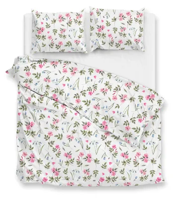 Productafbeelding van Zohome Dekbedovertrek Sierra White 200x200-220 cm 100% Katoen