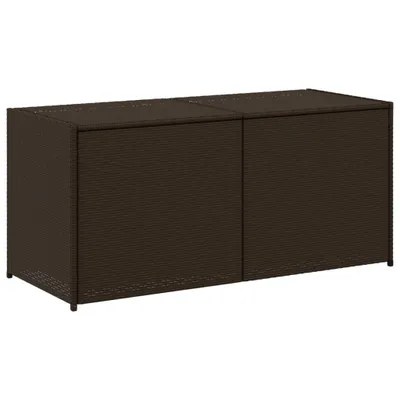 Produktbild von Gartentruhe Braun 283L Poly Rattan